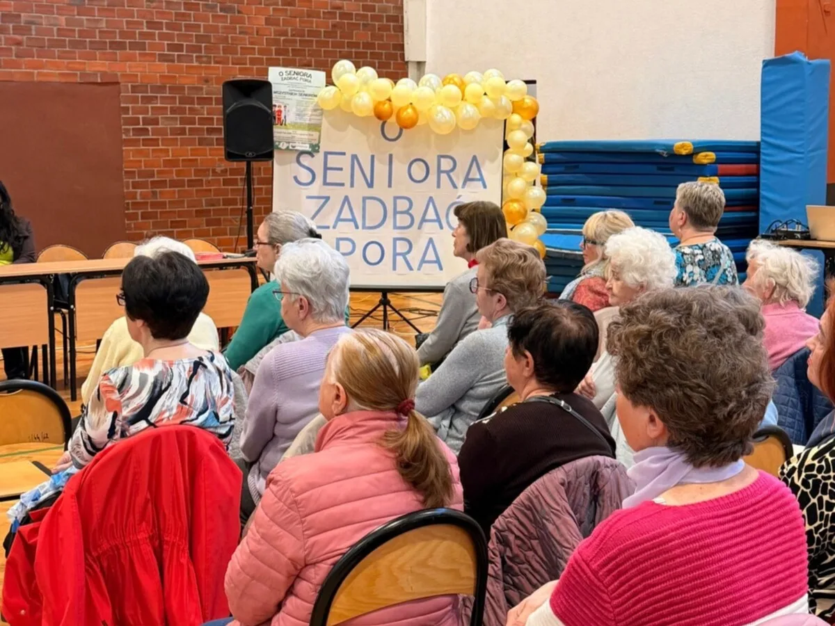 Spotkanie profilaktyczne dla seniorów na gliwickim Sikorniku