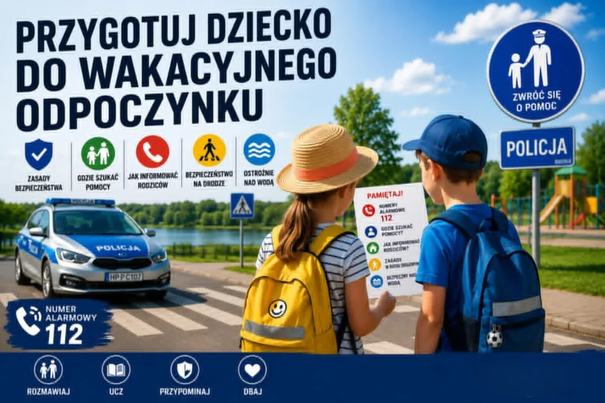 Przygotowanie dzieci do bezpiecznych wakacji