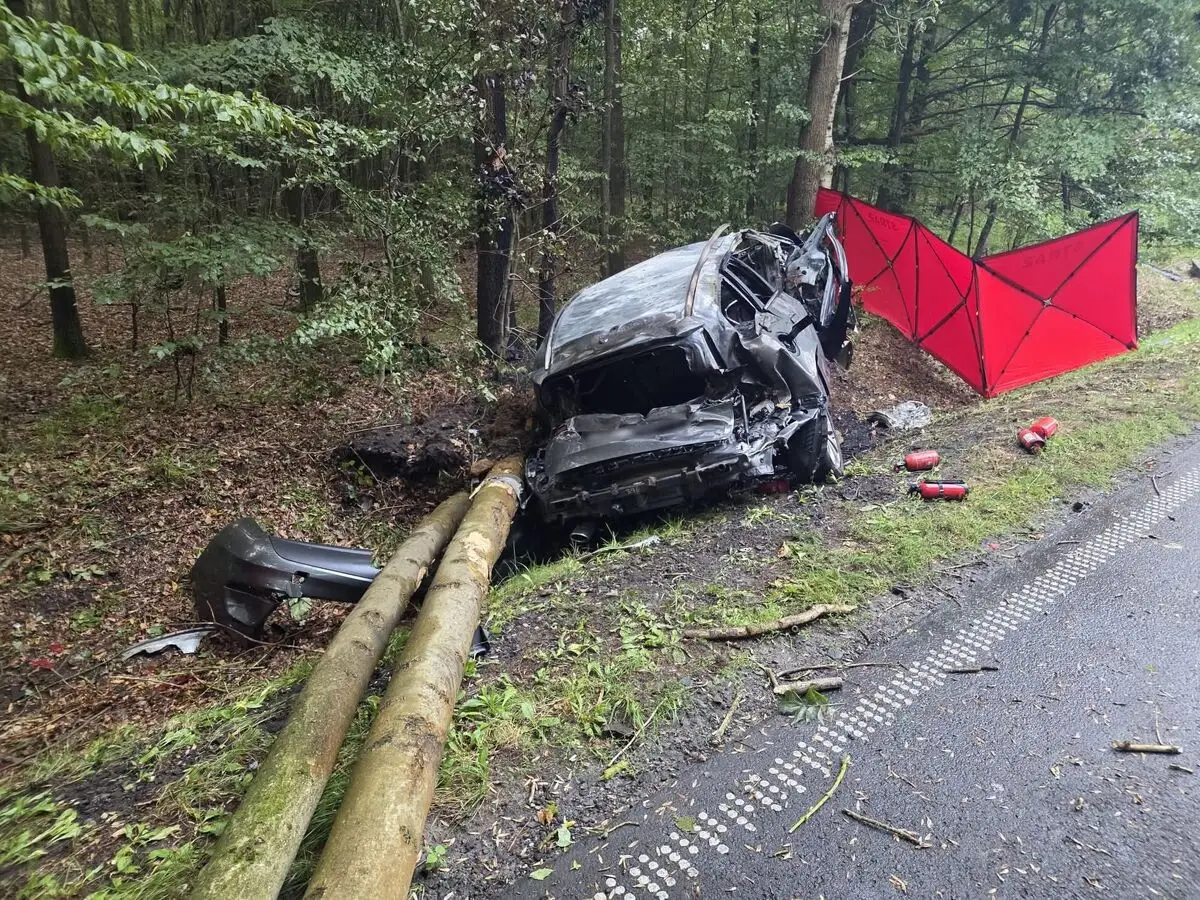 #CzarnyAlertDrogowy – tragiczny wypadek w Bojszowie