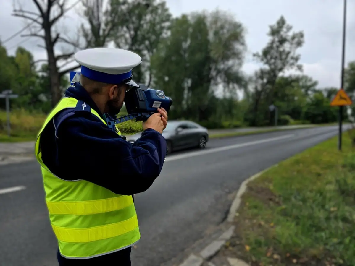 Podsumowanie akcji "Prędkość" przeprowadzonej przez gliwicką drogówkę z udziałem przedszkolaków